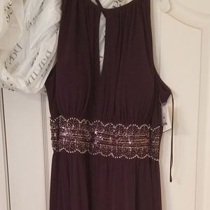 Plum gown